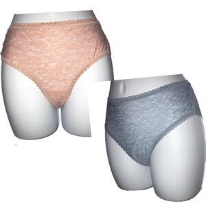 2 Secret Treasures Stretch Lace Panties L
